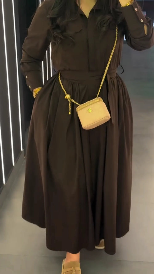 Sunshine & Chocolate Dress